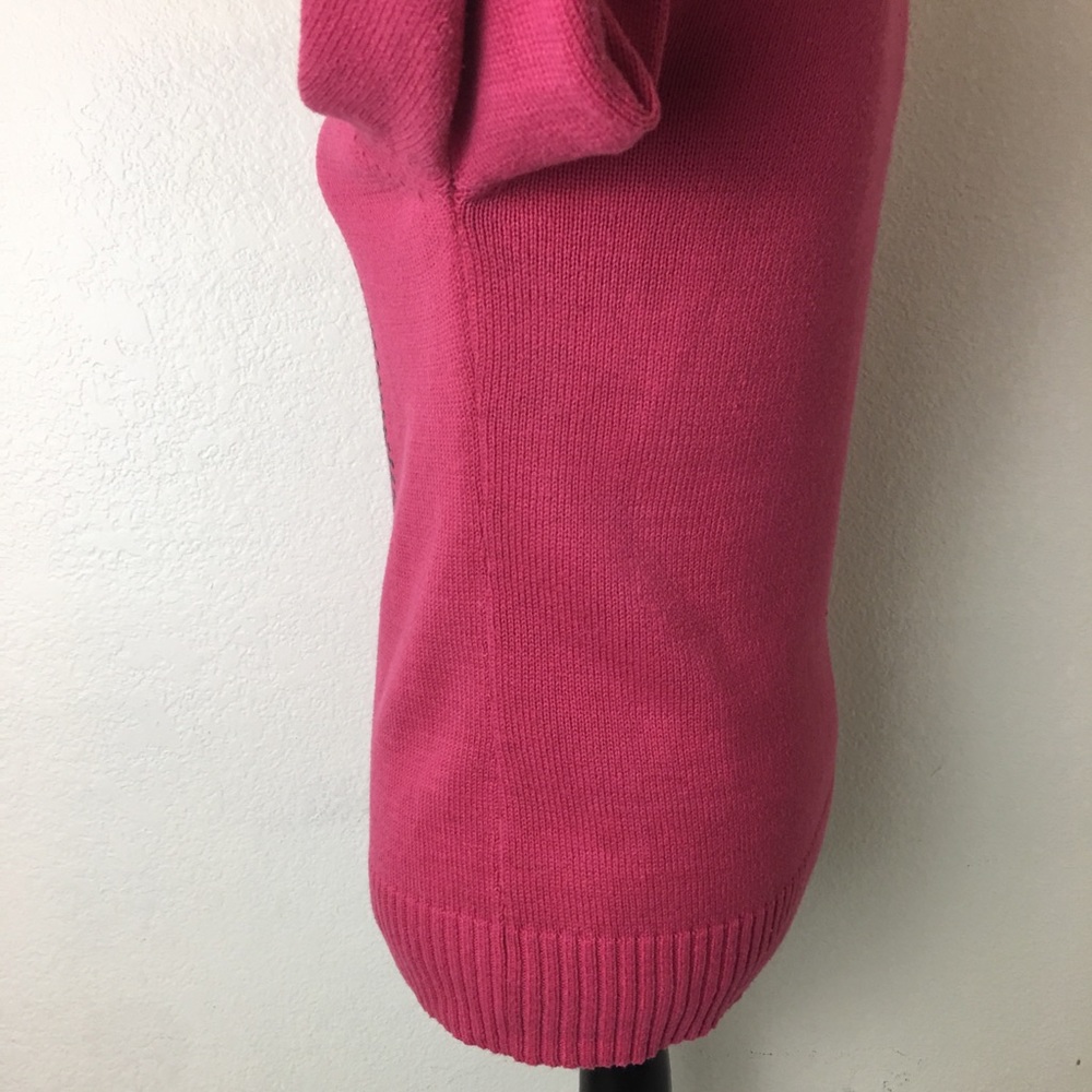 Pink Sweater with Rounded Stud Skull - Picture 4 of 4